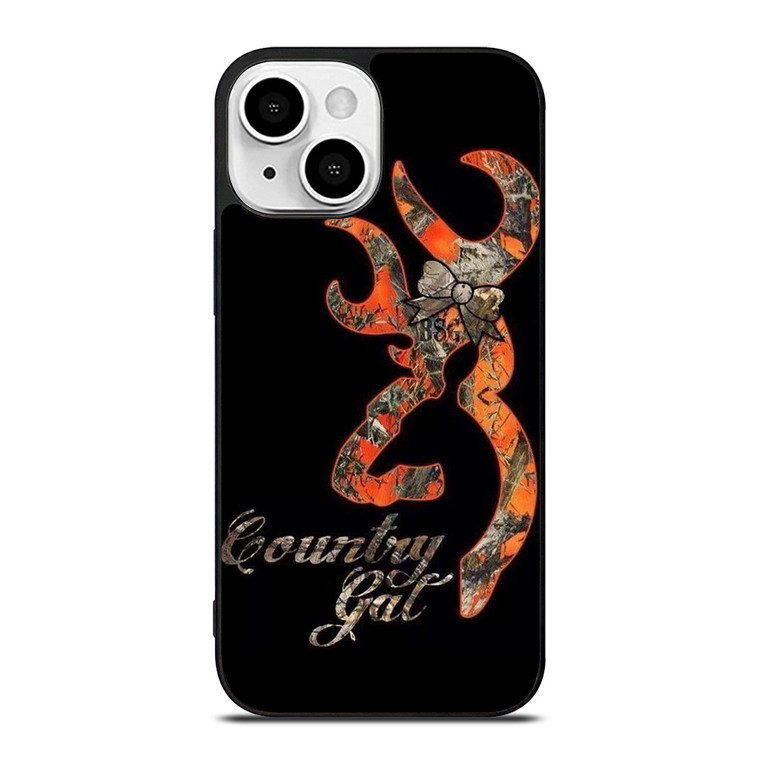 CAMO BROWNING COUNTRY GAL iPhone 13 Mini Case Cover