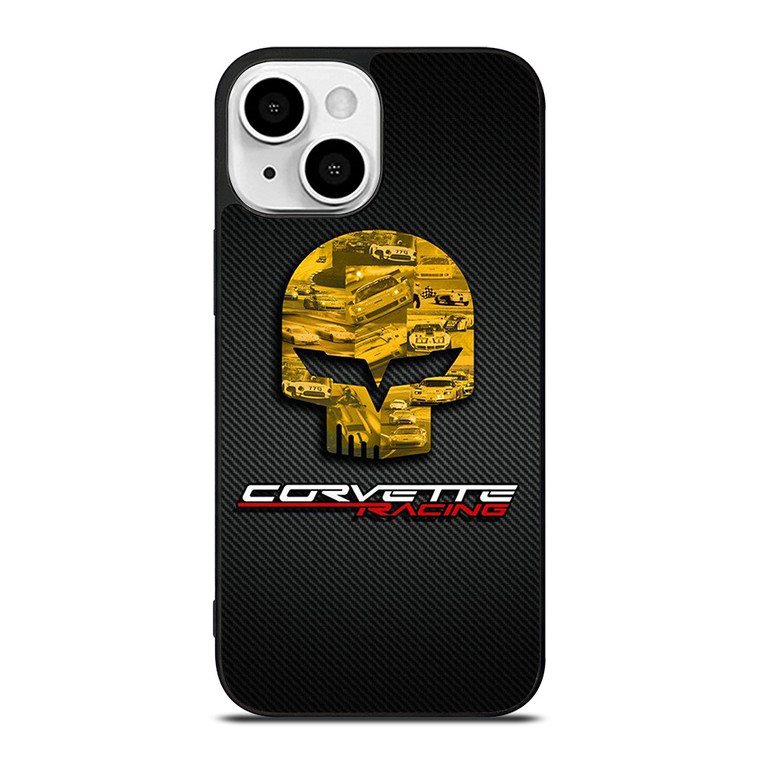 CORVETTE RACING SKULL LOGO iPhone 13 Mini Case Cover