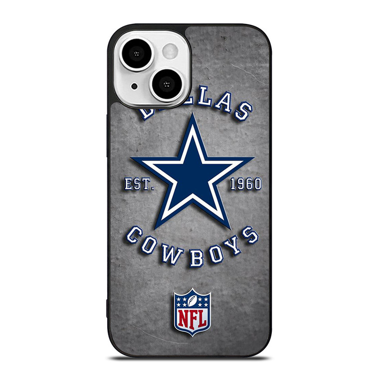 DALLAS COWBOYS LOGO FOOTBAL TEAM NFL EST 1960 iPhone 13 Mini Case Cover