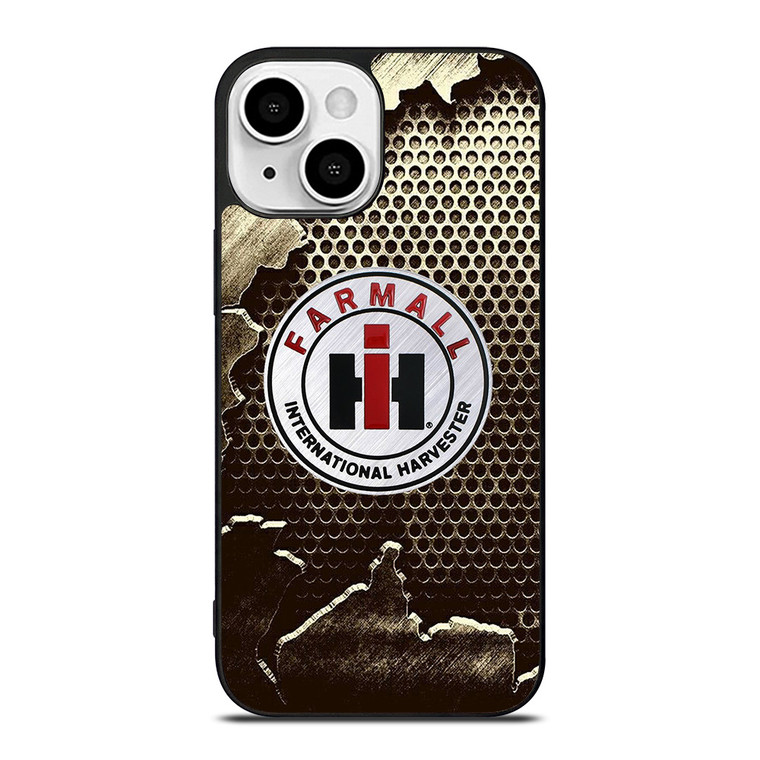 INTERNATIONAL HARVESTER FARMALL METAL LOGO iPhone 13 Mini Case Cover