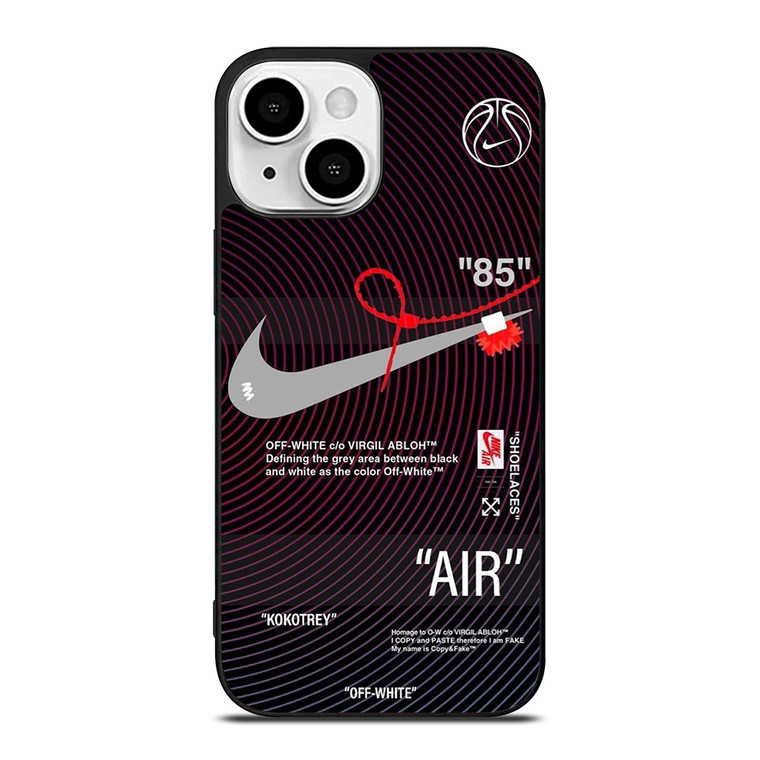 KOKOTREY NIKE AIR JORDAN OFF WHITE iPhone 13 Mini Case Cover