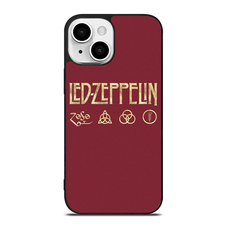 LED ZEPPELIN BAND LOGO iPhone 13 Mini Case Cover