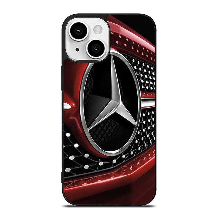 MERCEDES BENZ LOGO RED EMBLEM iPhone 13 Mini Case Cover