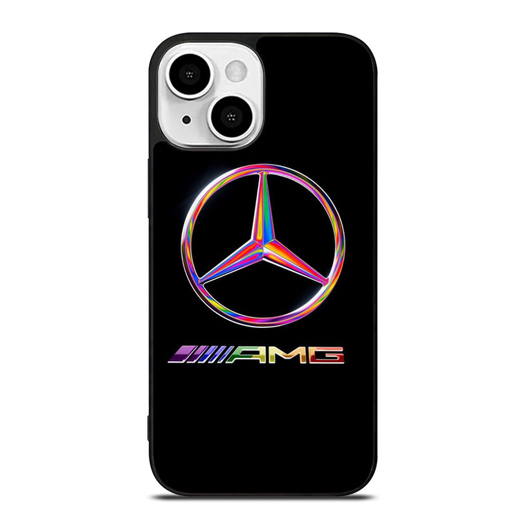 MERCEDEZ BENS LOGO RAINBOW iPhone 13 Mini Case Cover