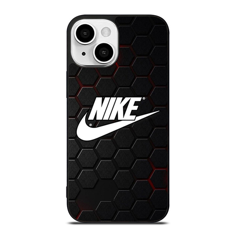 NIKE LOGO HEXAGONAL METAL iPhone 13 Mini Case Cover
