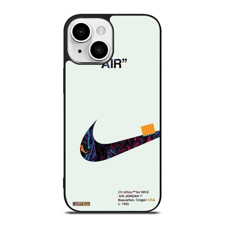 OFF WHITE FOR NIKE AIR JORDAN LOGO iPhone 13 Mini Case Cover