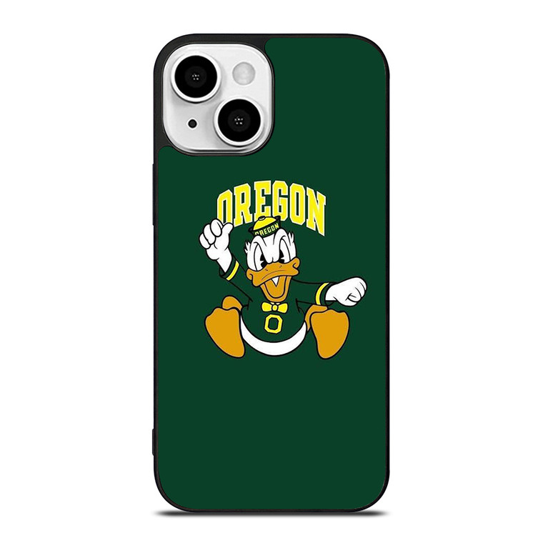 OREGON DUCKS LOGO DONALD DUCKS FOOTBALL ICON iPhone 13 Mini Case Cover