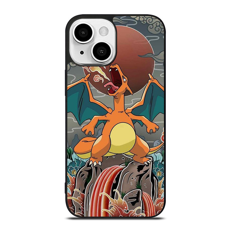 POKEMON POCKET MONSTERS CHARIZAR ART iPhone 13 Mini Case Cover