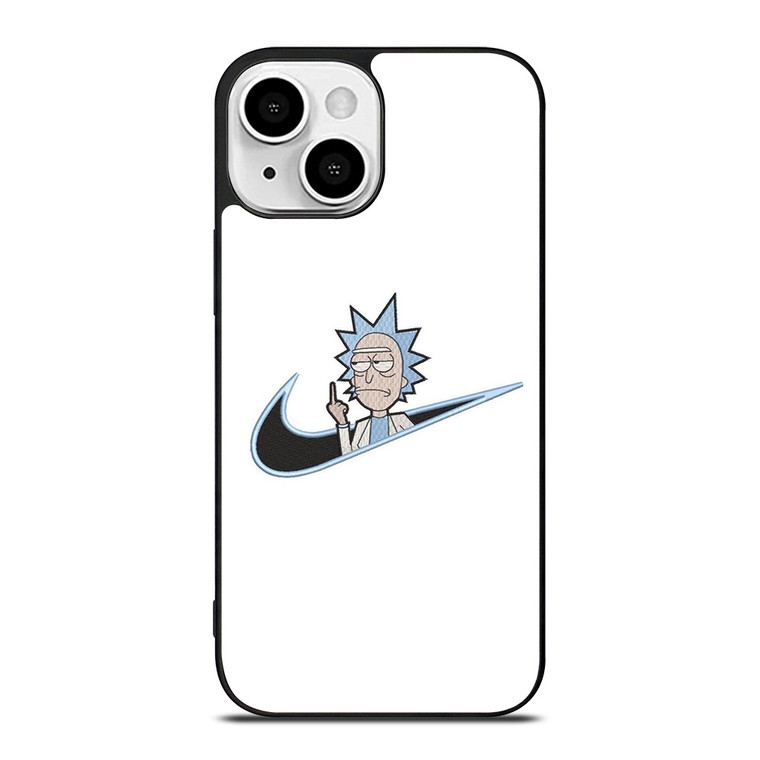 RICK AND MORTY NIKE LOGO iPhone 13 Mini Case Cover