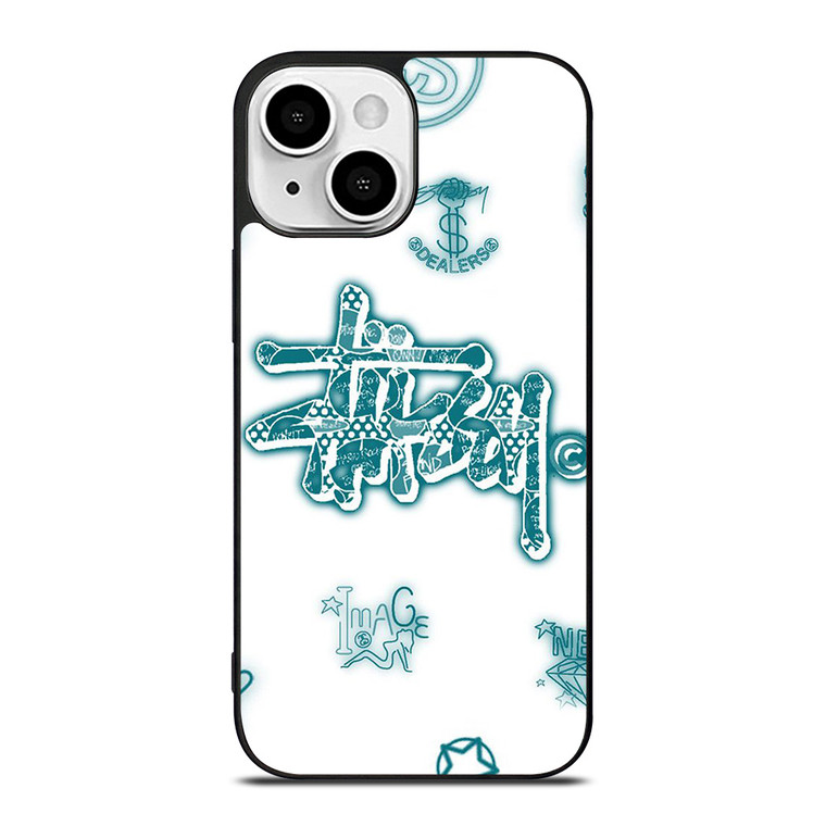 STUSSY LOGO THE DEALERS ICON iPhone 13 Mini Case Cover