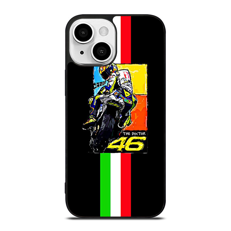 VALENTINO ROSSI THE DOCTOR 46 ITALY iPhone 13 Mini Case Cover