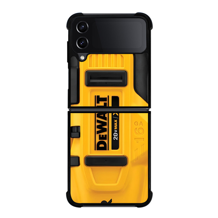 DEWALT TOOL LOGO COIL NAILER Samsung Galaxy Z Flip 4 Case Cover