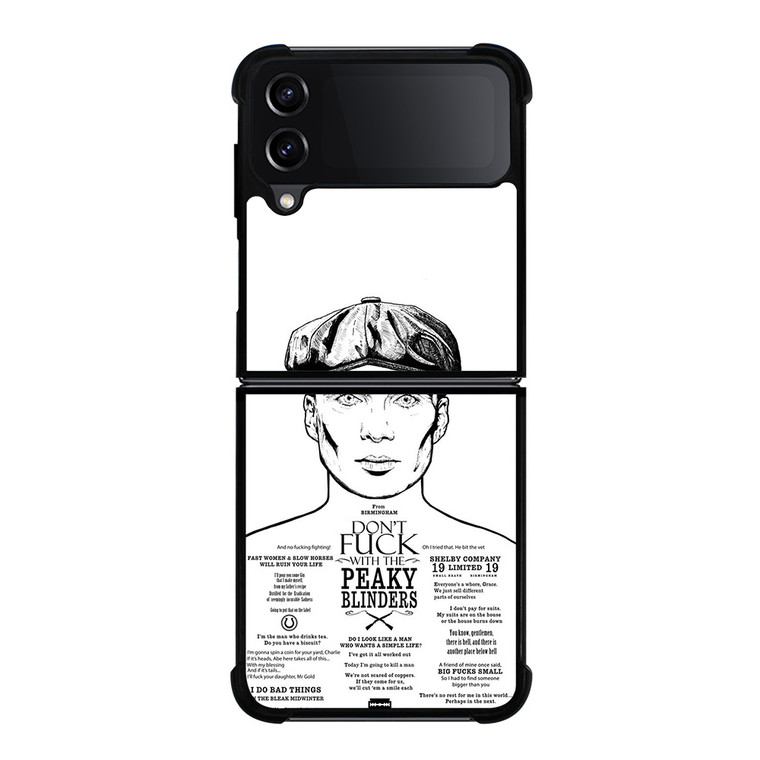 DONT FUCK WITH PEAKY BLINDERS Samsung Galaxy Z Flip 4 Case Cover