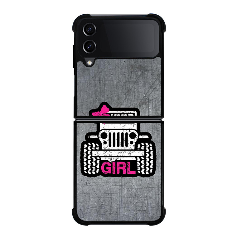 JEEP GIRL LOGO CUTE ICON Samsung Galaxy Z Flip 4 Case Cover