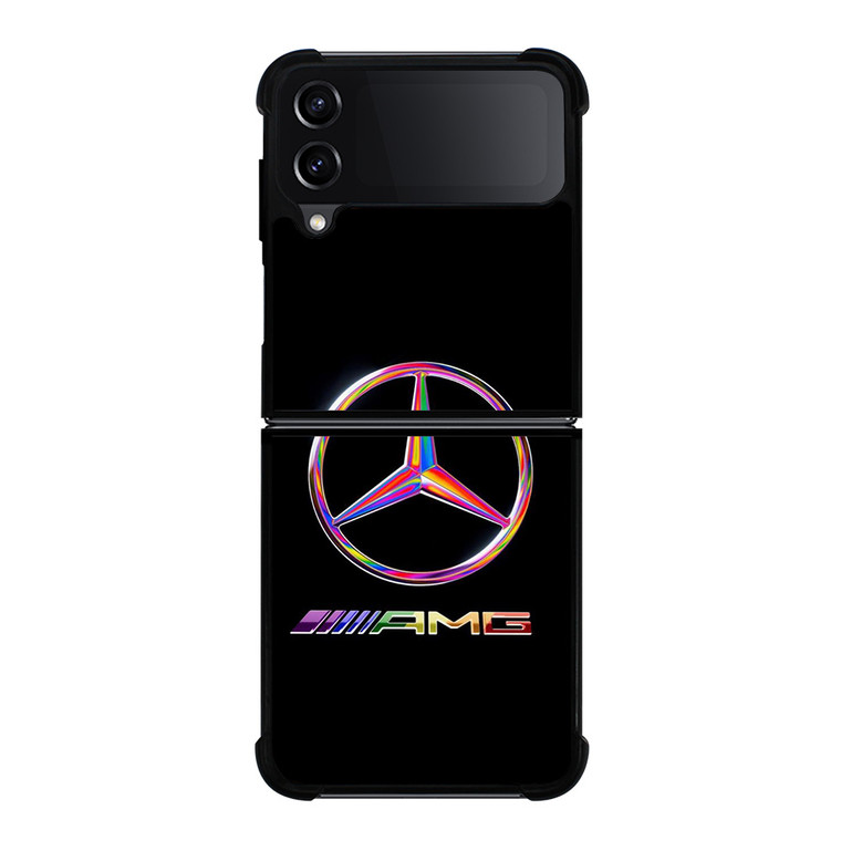 MERCEDEZ BENS LOGO RAINBOW Samsung Galaxy Z Flip 4 Case Cover