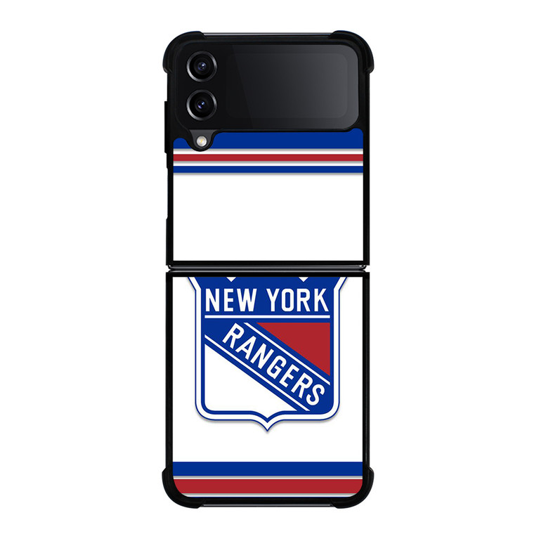 NEW YORK RANGERS ICON HOCKEY TEAM LOGO Samsung Galaxy Z Flip 4 Case Cover