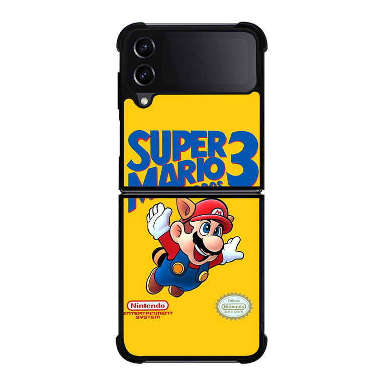 SUPER MARIO BROS 3 NES COVER RETRO Samsung Galaxy Z Flip 4 Case Cover