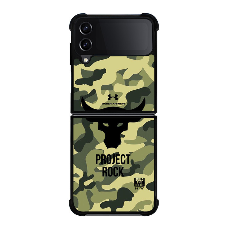 UNDER ARMOUR LOGO PROJECT ROCK CAMO Samsung Galaxy Z Flip 4 Case Cover