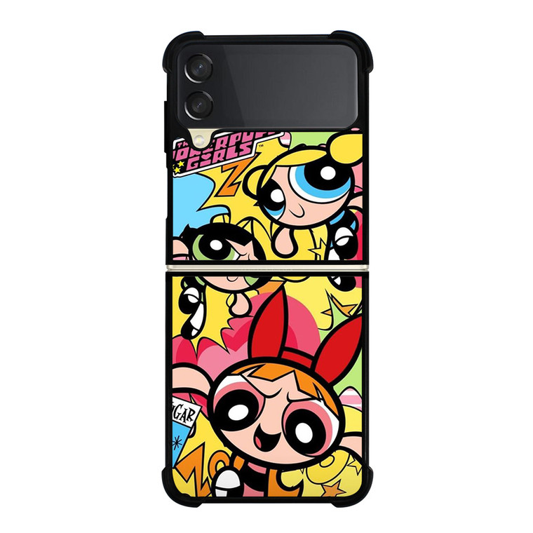 CARTOON NETWORK POWERPUFF GIRLS Samsung Galaxy Z Flip 3 Case Cover