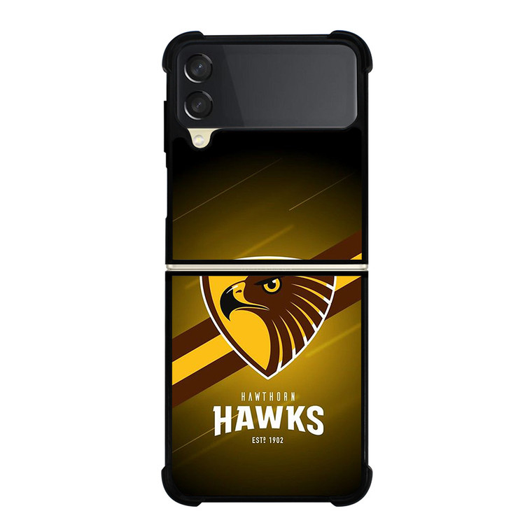 HAWTHORN HAWKS FOOTBALL CLUB LOGO AUSTRALIA TEAM Samsung Galaxy Z Flip 3 Case Cover