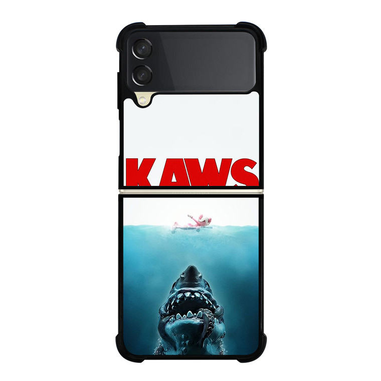 KAWS JAWS ICON PARODY Samsung Galaxy Z Flip 3 Case Cover