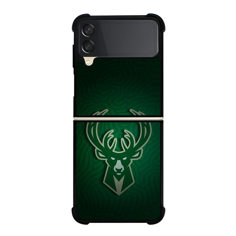 MILWAUKEE BUCKS LOGO BASEBALL TEAM ICON Samsung Galaxy Z Flip 3 Case Cover