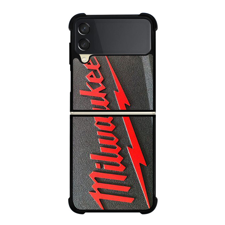 MILWAUKEE TOOL LOGO METAL ICON Samsung Galaxy Z Flip 3 Case Cover