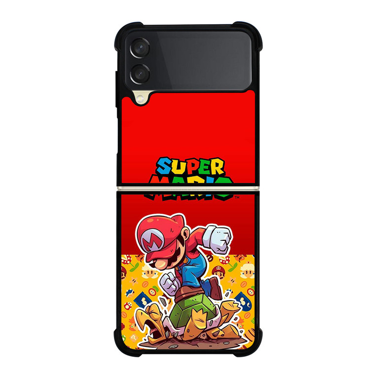 NINTENDO GAMES SUPER MARIO BROSS MARIO Samsung Galaxy Z Flip 3 Case Cover