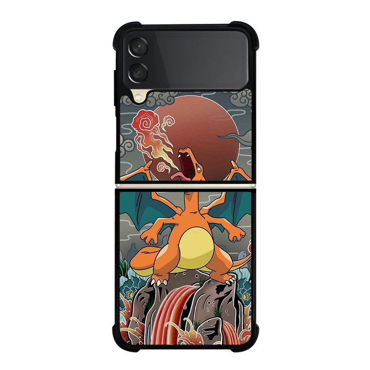 POKEMON POCKET MONSTERS CHARIZAR ART Samsung Galaxy Z Flip 3 Case Cover