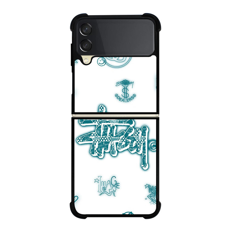 STUSSY LOGO THE DEALERS ICON Samsung Galaxy Z Flip 3 Case Cover