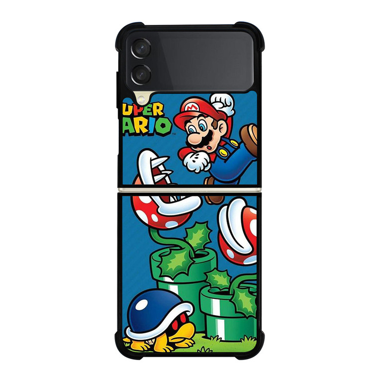 SUPER MARIO BROSS MARIO NINTENDO GAMES Samsung Galaxy Z Flip 3 Case Cover