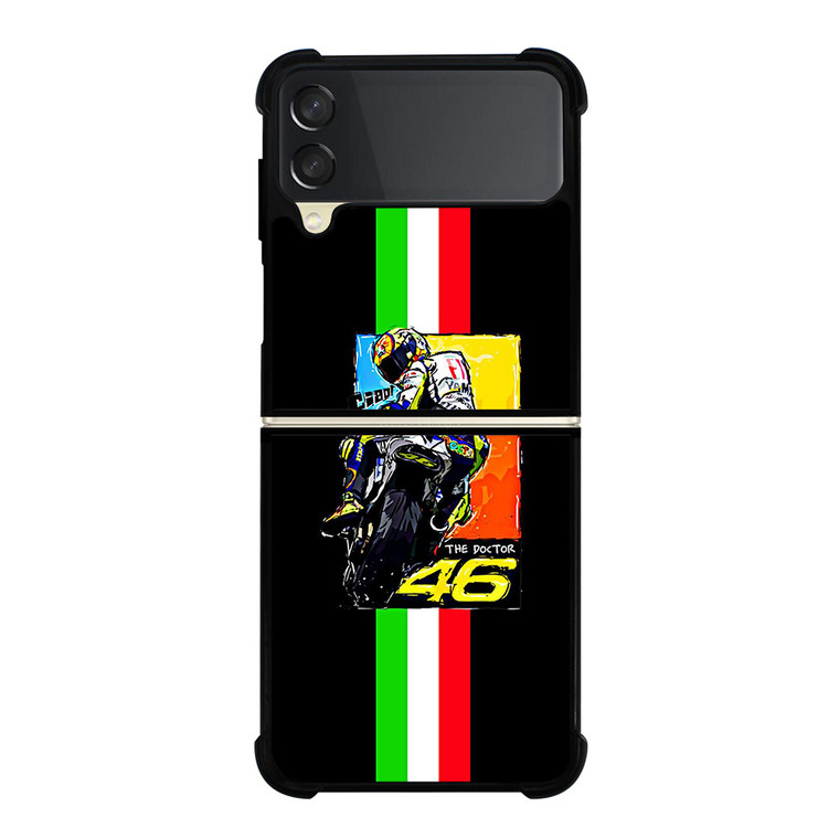 VALENTINO ROSSI THE DOCTOR 46 ITALY Samsung Galaxy Z Flip 3 Case Cover