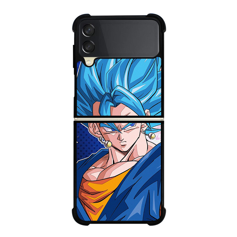 VEGETO DRAGON BALL SUPER SSJ BLUE Samsung Galaxy Z Flip 3 Case Cover