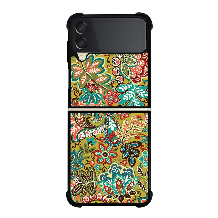 VERA BRADLEY FLOWER PATTERN Samsung Galaxy Z Flip 3 Case Cover