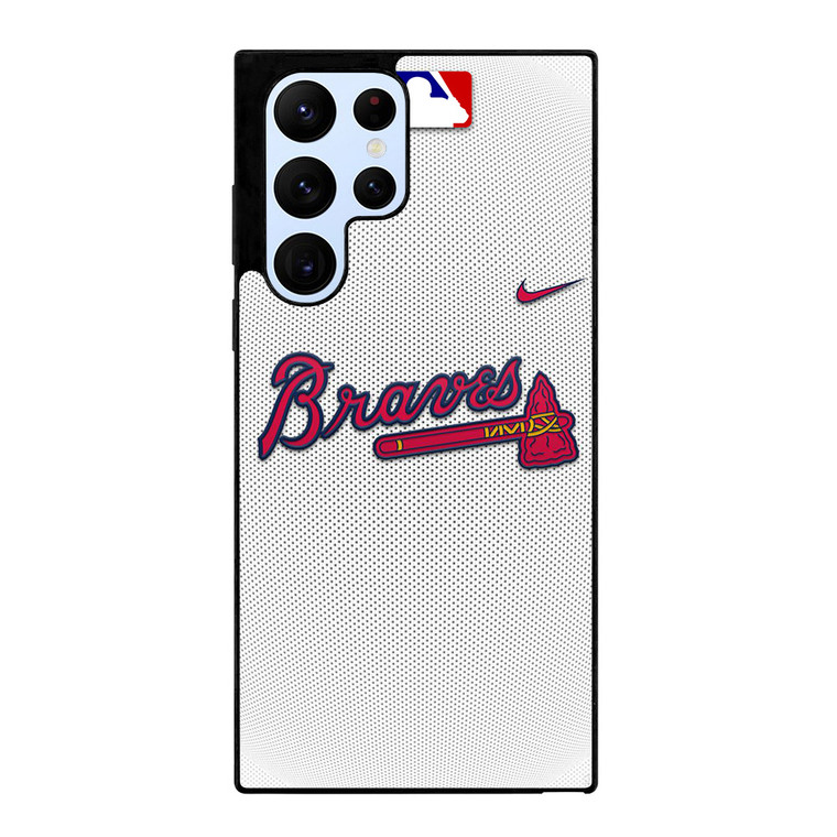 ATLANTA BRAVES ICON MLB BASEBALL TEAM LOGO Samsung Galaxy S22 Ultra Case Cover