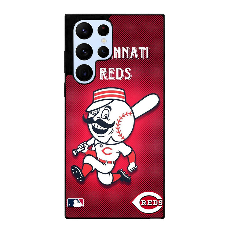 CINCINNATI REDS LOGO MLB BASEBALL TEAM MASCOT Samsung Galaxy S22 Ultra Case Cover