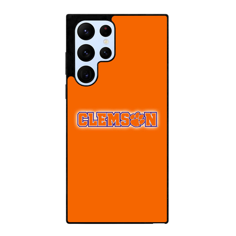 CLEMSON TIGERS LOGO FOOTBALL UNIVERSITY Samsung Galaxy S22 Ultra Case Cover