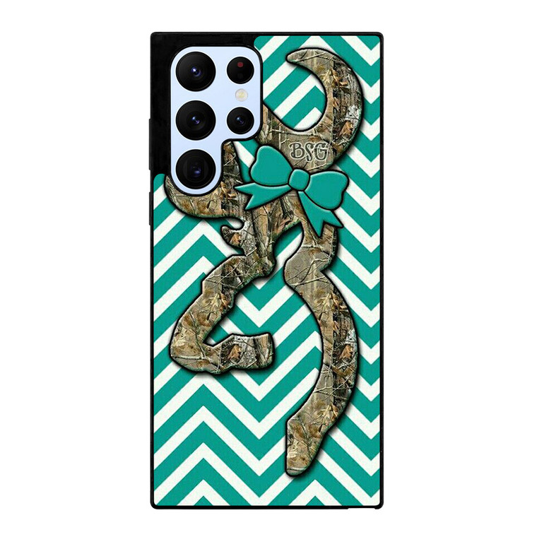 COUNTRY GAL CAMO BROWNING CHEVRON Samsung Galaxy S22 Ultra Case Cover