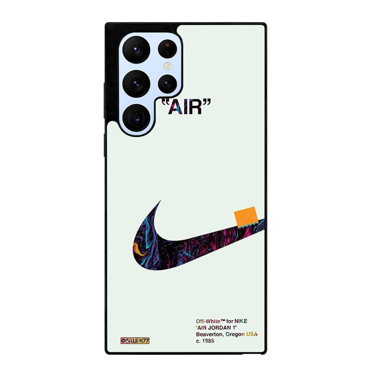 OFF WHITE FOR NIKE AIR JORDAN LOGO Samsung Galaxy S22 Ultra Case Cover