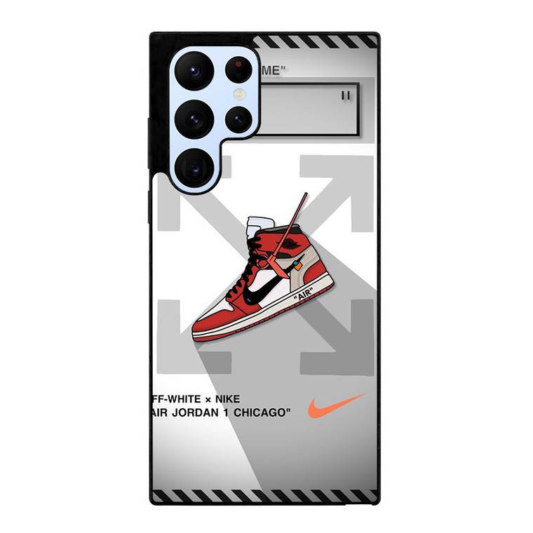 OFF WHITE NIKE AIR JORDAN CHICAGO Samsung Galaxy S22 Ultra Case Cover