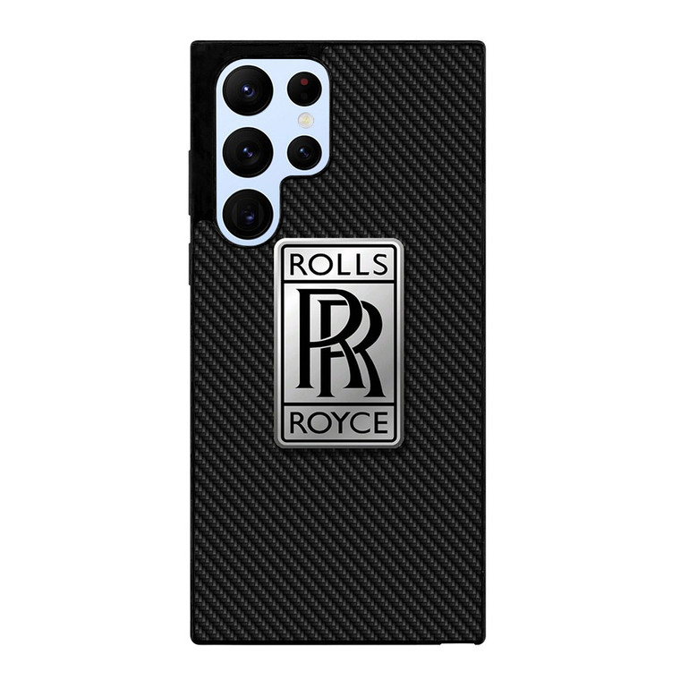 ROLLS ROYCE CAR LOGO CARBON Samsung Galaxy S22 Ultra Case Cover