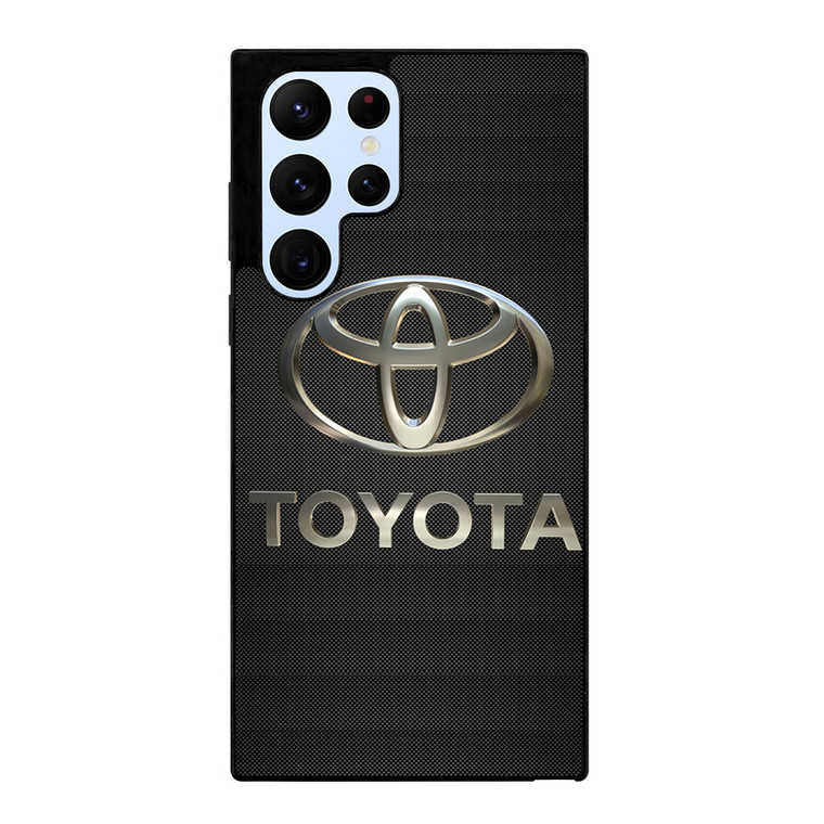 TOYOTA LOGO CAR ICON CARBON Samsung Galaxy S22 Ultra Case Cover