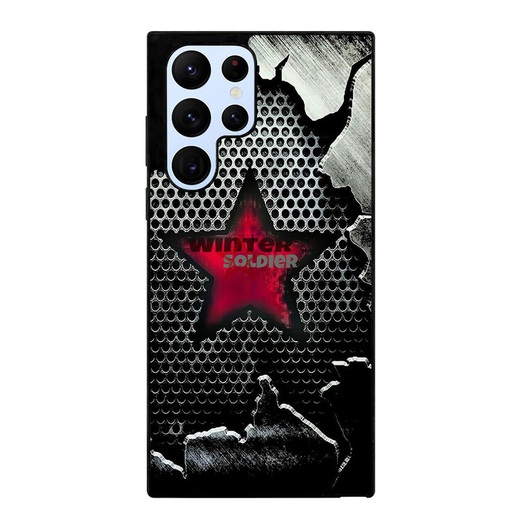 WINTER SOLDIER METAL LOGO AVENGERS Samsung Galaxy S22 Ultra Case Cover