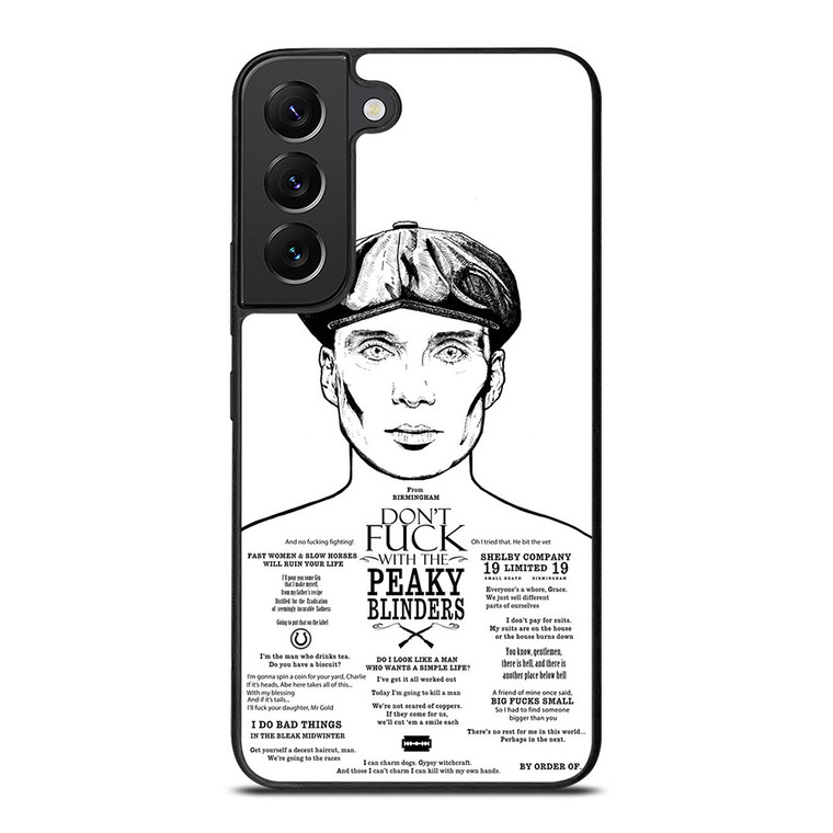 DONT FUCK WITH PEAKY BLINDERS Samsung Galaxy S22 Plus Case Cover