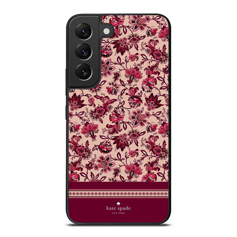 KATE SPADE NEW YORK RED FLORAL Samsung Galaxy S22 Plus Case Cover