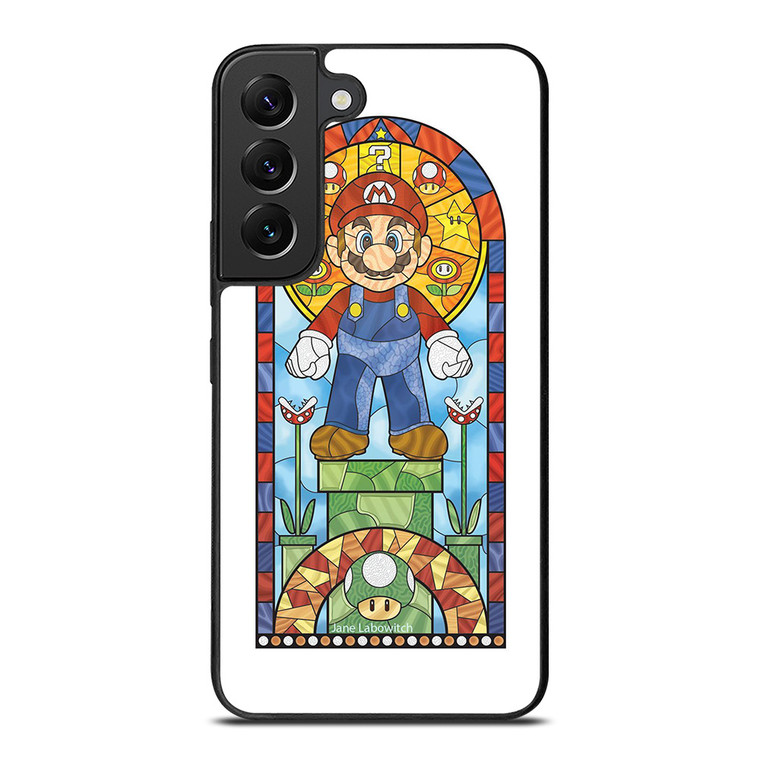 MARIO BROSS NINTENDO GLASS ART Samsung Galaxy S22 Plus Case Cover