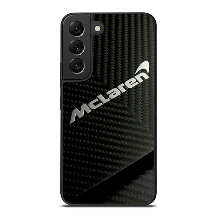 MCLAREN CAR LOGO CARBON Samsung Galaxy S22 Plus Case Cover