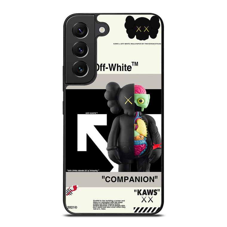 OFF WHITE KAWS COMPANION Samsung Galaxy S22 Plus Case Cover