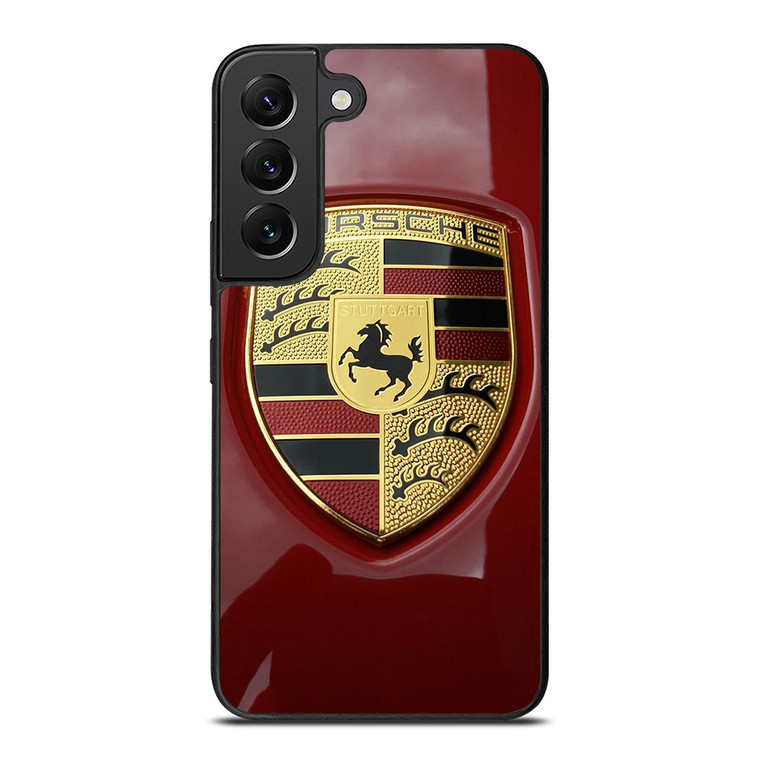 PORSCHE LOGO EMBLEM RED Samsung Galaxy S22 Plus Case Cover