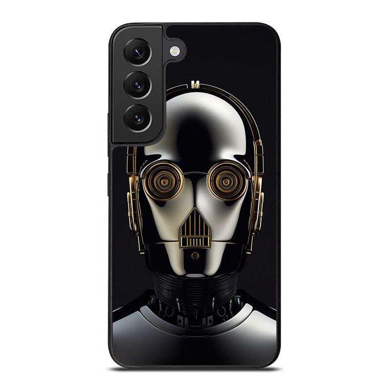 STAR WARS DROID C-3PO FACE Samsung Galaxy S22 Plus Case Cover